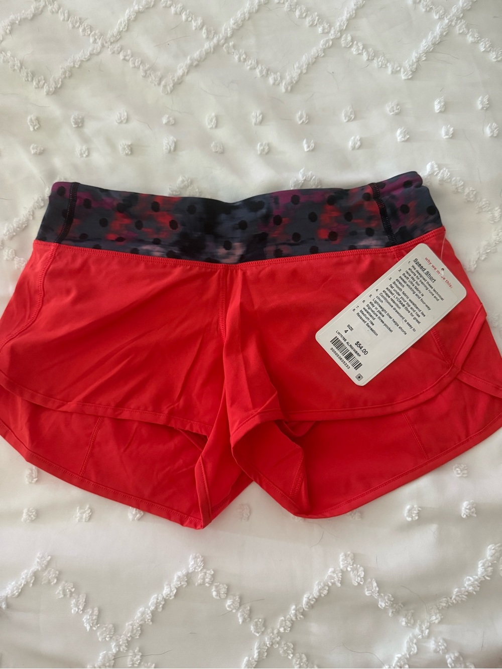lululemon athletica Speed Shorts with Patterned Waistband